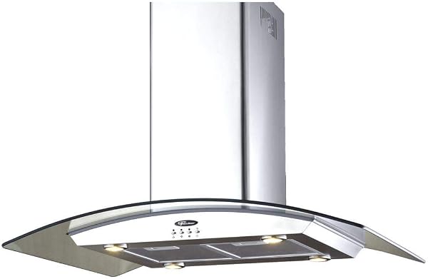 Coifa Fischer Island Inox/Vidro